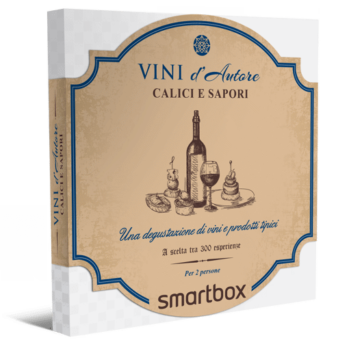 Smartbox Cofanetto Calici E Sapori - Una degustazione di vini e prodotti tipici
Per 2 persone