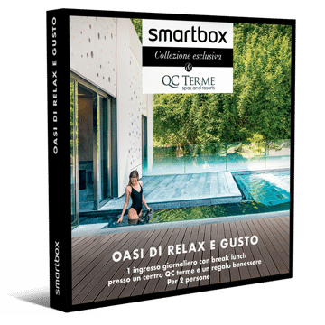 1 INGRESSO GIORNALIERO CON BREAK LUNCH PRESSO UN CENTRO QC TERME E UN REGALO BENESSERE 
Per 2 persone