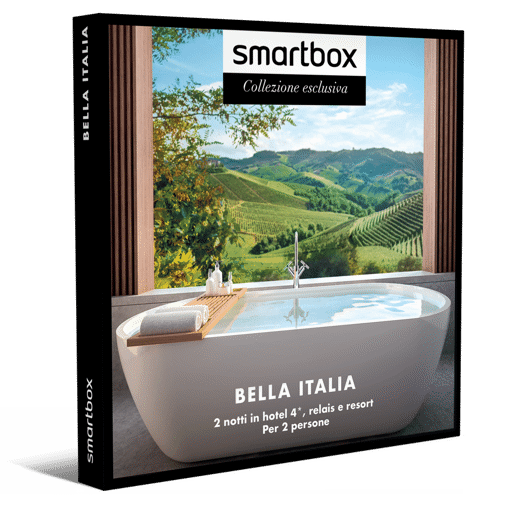 Smartbox Cofanetto Bella Italia - 2 NOTTI IN HOTEL 4*, RELAIS E RESORT
Per 2 persone