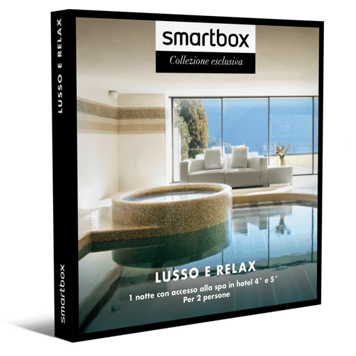Smartbox Cofanetto Lusso E Relax - 1 NOTTE CON ACCESSO ALLA SPA IN HOTEL 4* E 5*
Per 2 persone