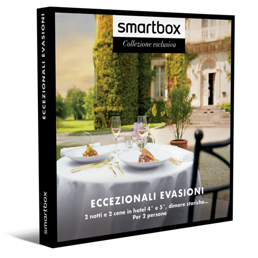 Smartbox Cofanetto Eccezionali Evasioni - 2 NOTTI E 2 CENE IN HOTEL 4* E 5*, DIMORE STORICHE…
Per 2 persone
