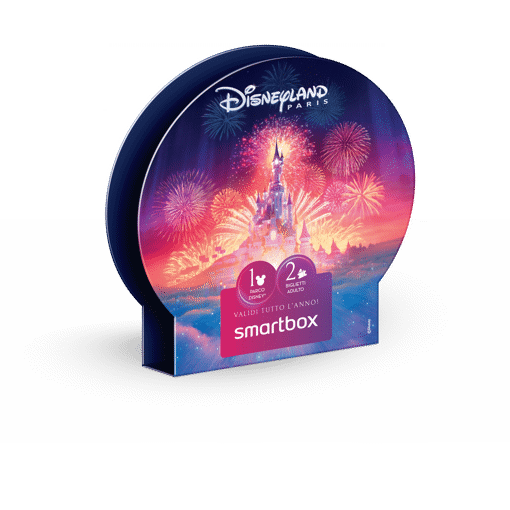 Smartbox Cofanetto Disney - 1 Ingresso Per 2 - 1 PARCO DISNEY® - 2 BIGLIETTI ADULTO