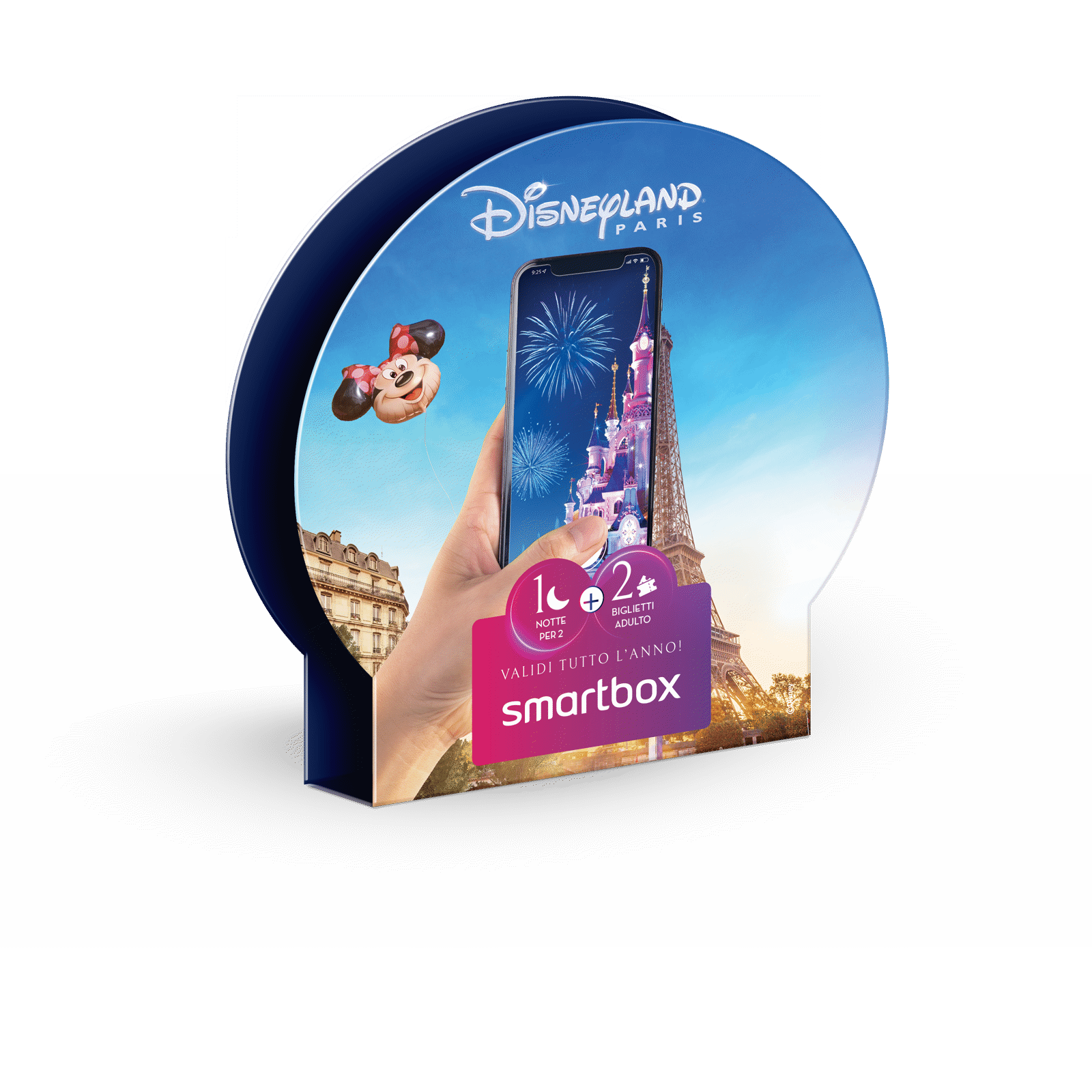Smartbox Cofanetto - Disney - 1 Ingresso E 1 Notte Per 2, Smartbox in  Offerta su Stay On