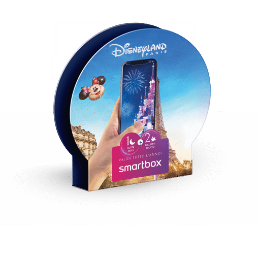 Smartbox Cofanetto Disney - 1 Ingresso E 1 Notte Per 2 - 1 NOTTE PER 2 + 2 BIGLIETTI ADULTO