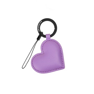 Charm amelie cuore in ecopelle