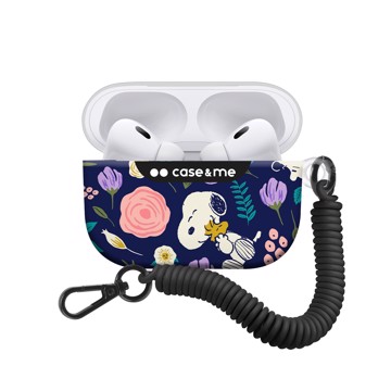 Peanuts custodia per airpods snoopy flora