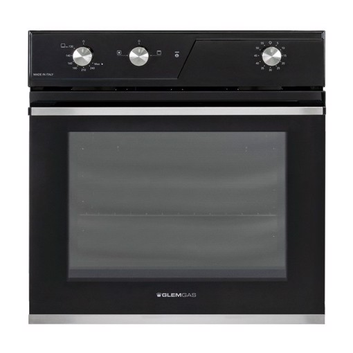 Glem Gas GFRF21BK forno 69 L 1350 W A Nero, Acciaio inossidabile