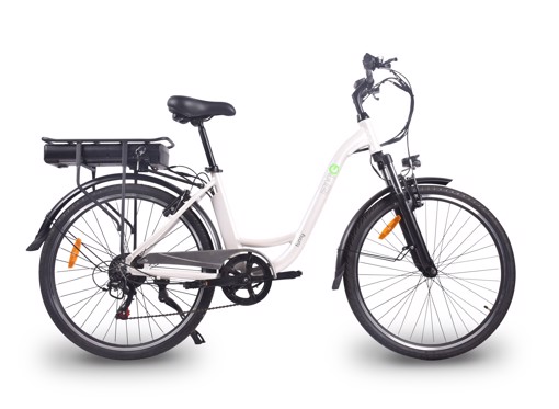 EMG E-Bike Funny 26" 13Ah 80Km Batteria integrata Bianca