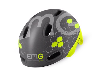 Hm 09 casco monop/bici omol.eu tg. l grigio