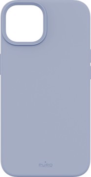 Puro cover in silicone liquido iphone 14/13 6.1" blu chiaro