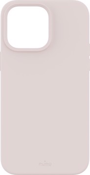 Puro cover in silicone liquido iphone 14 pro 6.1' rosa