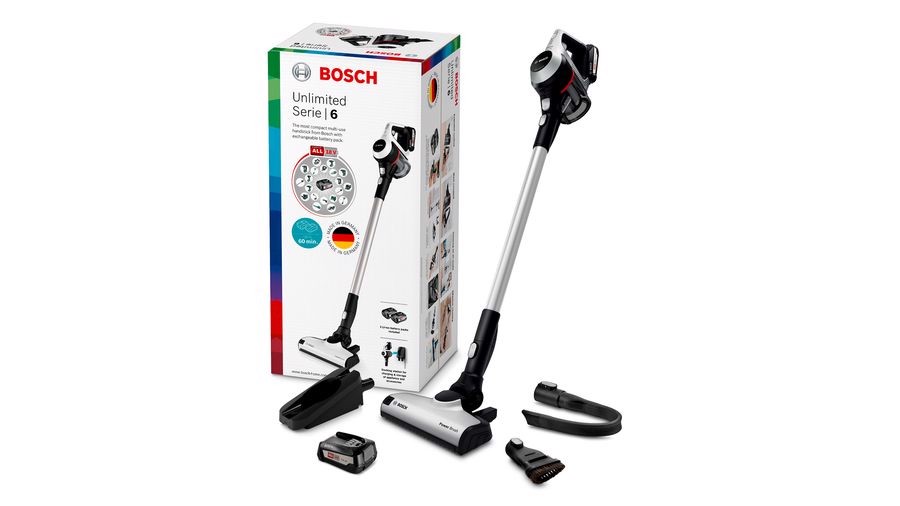 BOSCH Serie 6 BCS61BAT2 aspirapolvere senza filo Nero, Bianco