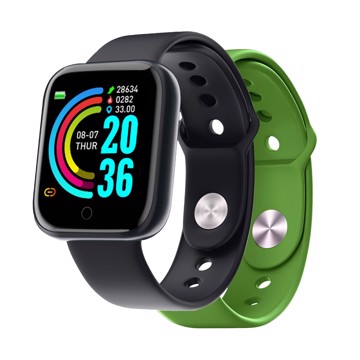 Trainer smartband green android, sms, 150mah, fitpro