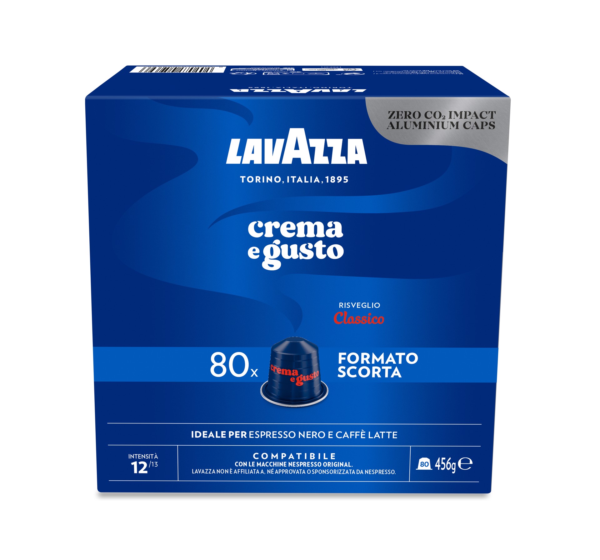 LAVAZZA Capsule Compatibili Nespresso Crema e Gusto, 80 Capsule, Capsule  per macchine Nespresso in Offerta su Stay On