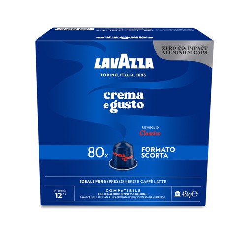 Lavazza Capsule Compatibili Nespresso Crema e Gusto, 80 Capsule