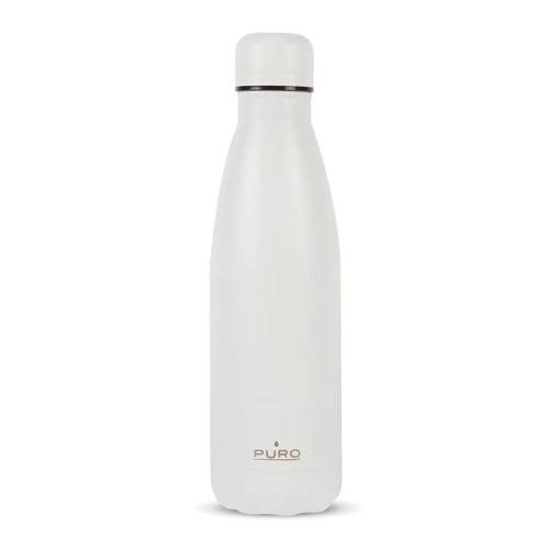 PURO Icon Uso quotidiano 500 ml Acciaio inossidabile Bianco