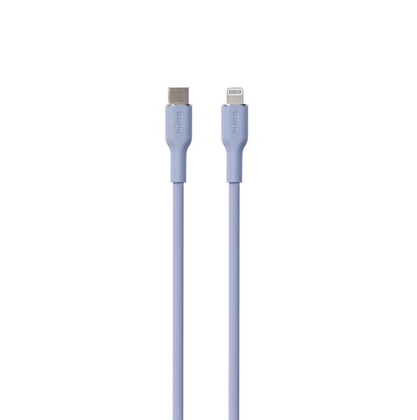 PURO PUCAPLTUSBCICONLBLUE cavo USB 1,5 m USB 3.2 Gen 1 (3.1 Gen 1) USB C Lightning Blu