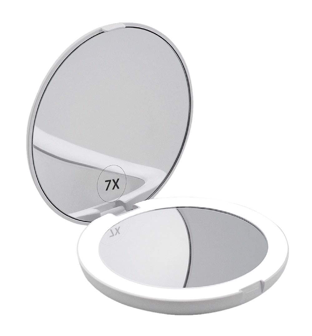 XD Enjoy Specchio luminoso da viaggio doppio specchio 7x/1x, Altri  accessori cura della persona in Offerta su Stay On