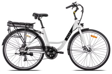 E-bike ec28l city lady - white shimano 7 speed - motor 250w