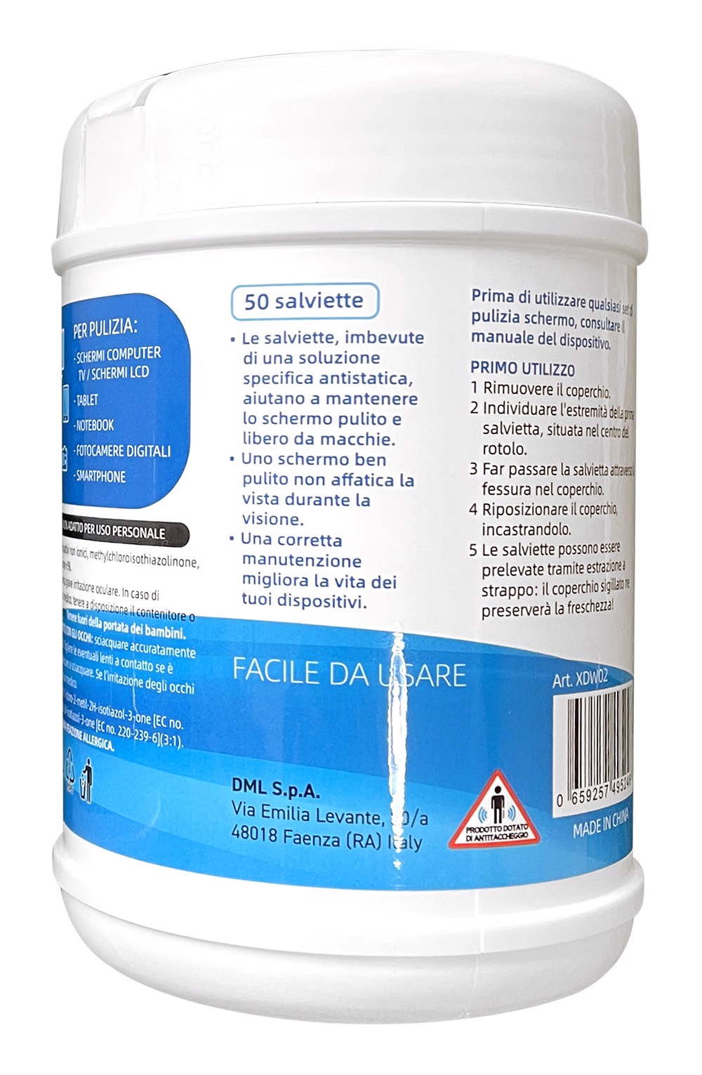 Sanix Engineering Care Salviette Umidificate Per Pulizia Monitor - Sanix, Detergenti in Offerta su Stay On