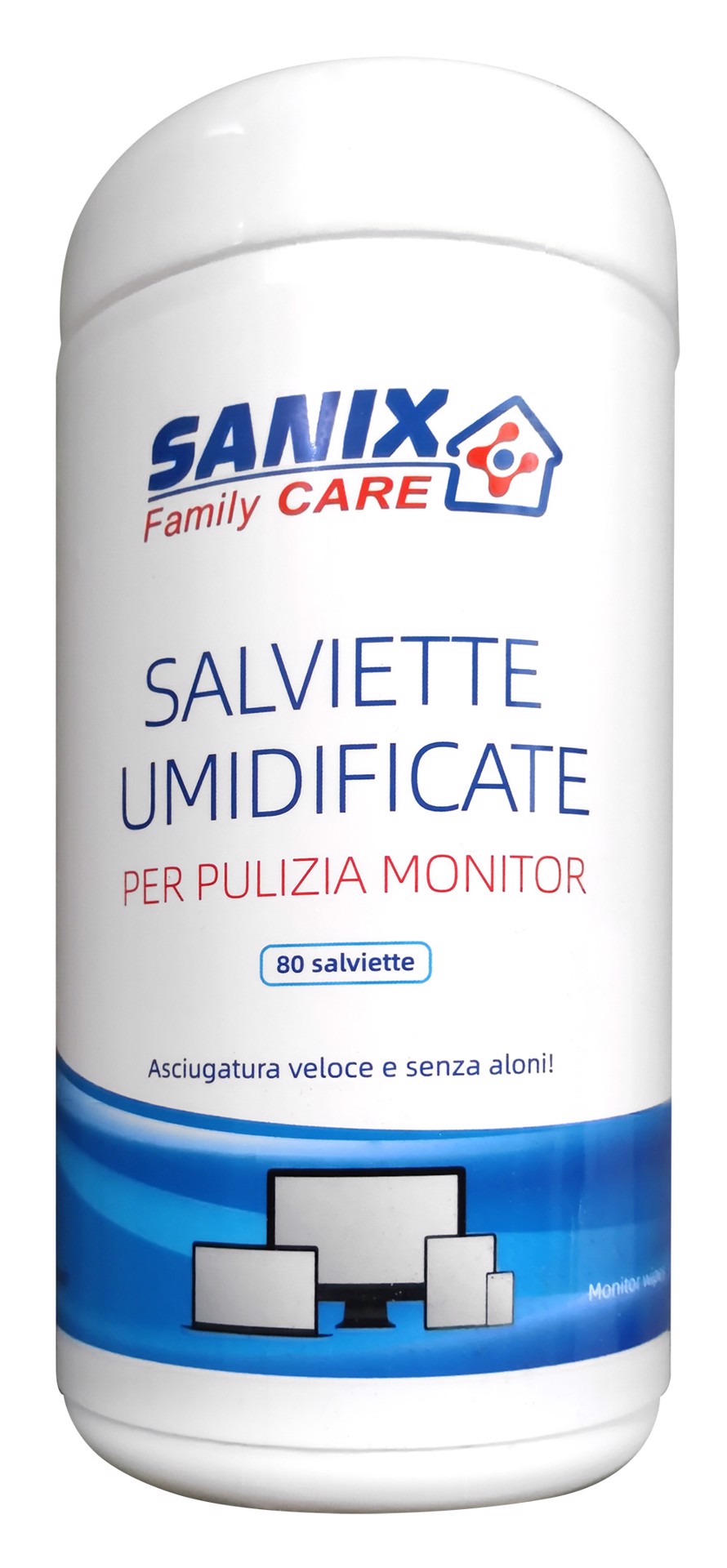 Sanix Engineering Care Salviette Umidificate Per Pulizia Monitor - Sanix, Detergenti in Offerta su Stay On