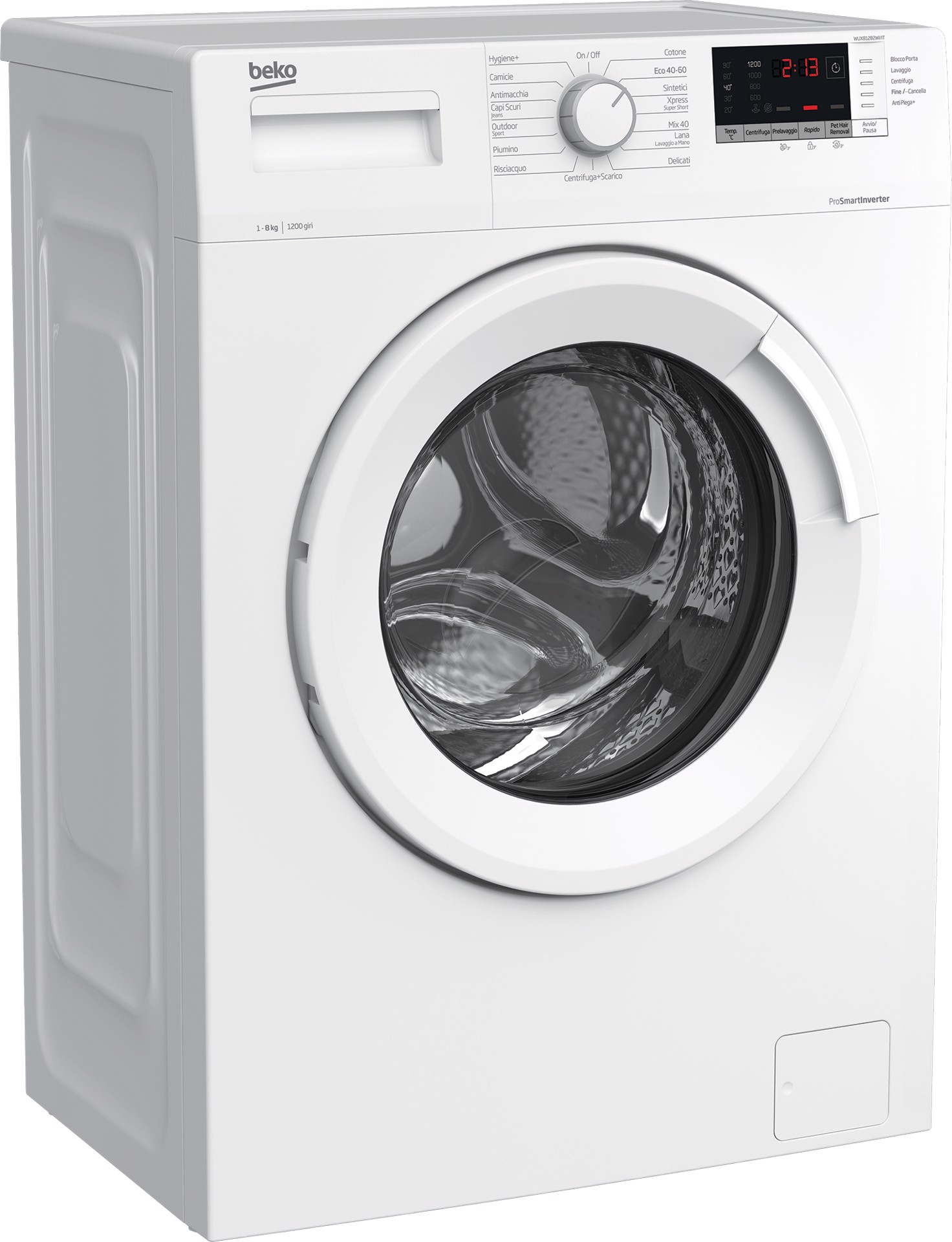 BEKO WUX81282WI/IT lavatrice Caricamento frontale 8 kg 1200 Giri