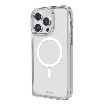 Cover light mag compatibile iphone 15 pro, trasparente