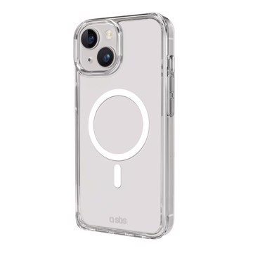 Cover light mag compatibile iphone 15, trasparente