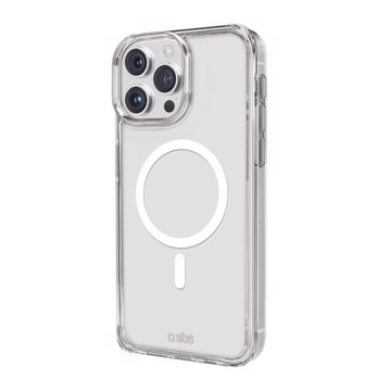 Cover light mag compatibile iphone 15 pro max, trasparent