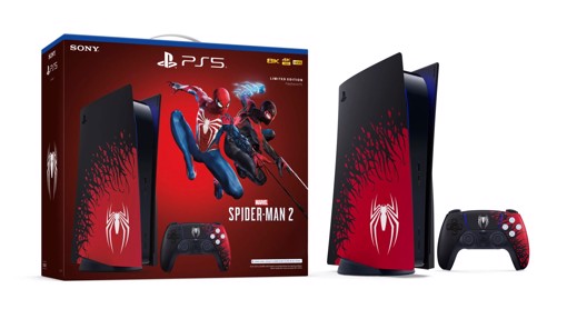 Sony PlayStation 5 - Marvel’s Spider-Man 2 Limited Edition Bundle 825 GB Wi-Fi Nero, Rosso