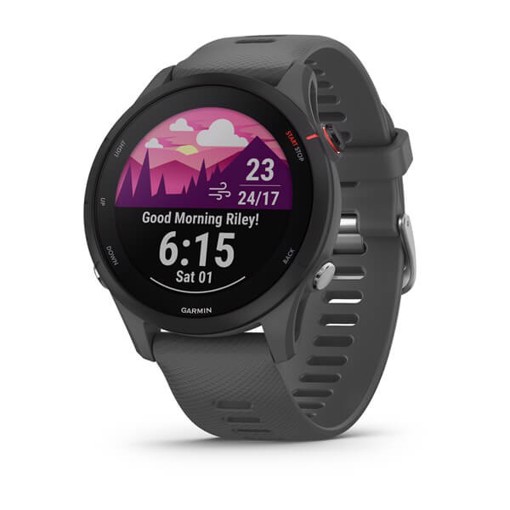 Garmin Forerunner 255 3,3 cm (1.3") MIP 46 mm Digitale 260 x 260 Pixel Touch screen Grigio Wi-Fi GPS (satellitare)