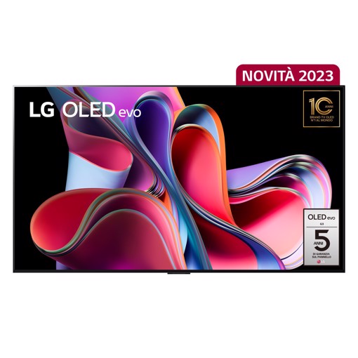 LG OLED evo 55'' Serie G3 OLED55G36LA, TV 4K, 4 HDMI, SMART TV 2023