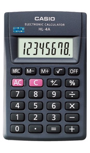 Casio HL-4A calcolatrice Tasca Calcolatrice di base
