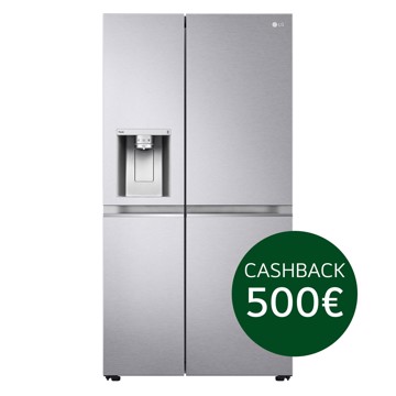 Frigorifero side by side inox h179 l91,3 p73,5 wifi tanica