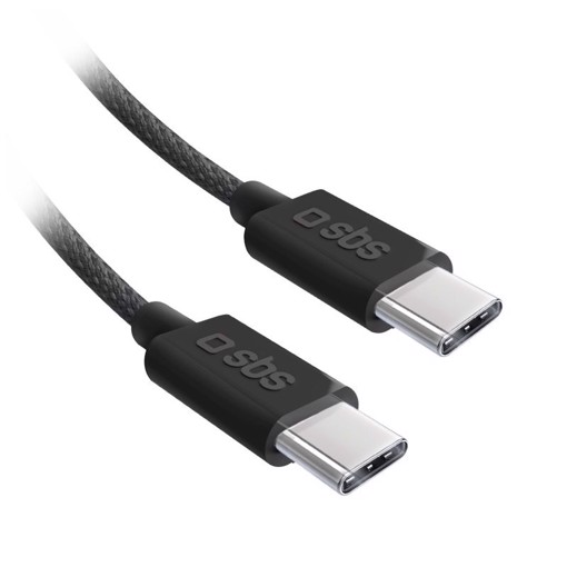 SBS TECABLETISSUETCCB cavo USB 1,5 m USB 2.0 USB C Nero