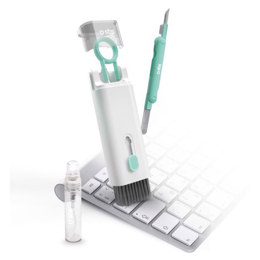 SBS TEEARCLEANSETMUL kit per la pulizia Tastiera, Schermi/Plastiche Kit di pulizia dell'apparecchiatura