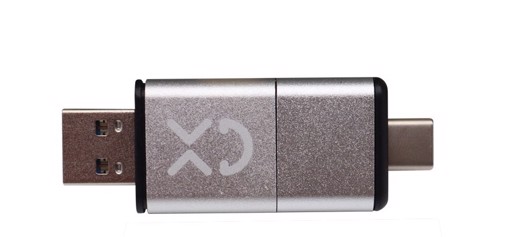 XD Enjoy XDUK999 unità flash USB 128 GB USB Type-A / USB Type-C 3.0 Argento