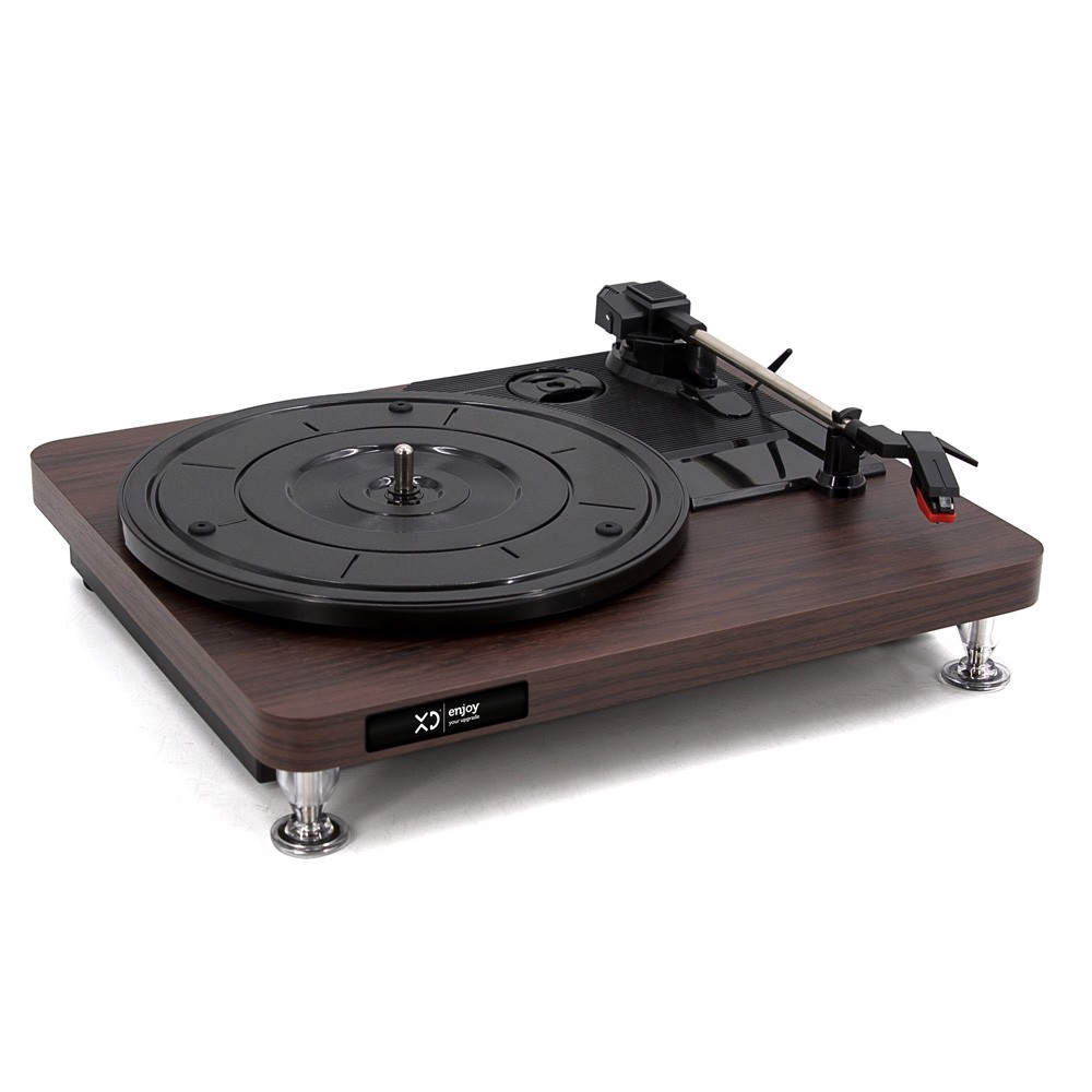 XD Enjoy XDMPK141 piatto audio Giradischi con trasmissione a cinghia Legno, Hi-Fi e Giradischi in Offerta su Stay On