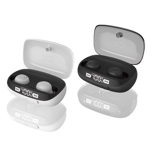 XD Enjoy XDNWB222 cuffia e auricolare Cuffie Wireless In-ear Musica e Chiamate Bluetooth Nero, Bianco