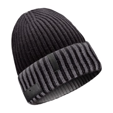 Cappello invernale wireless music hats, bicolore, nero