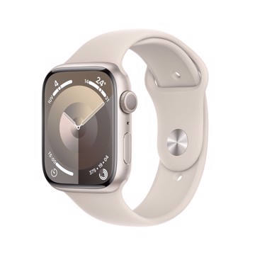 Apple watch series 9 gps 45mm starlight alum.case,sport ban