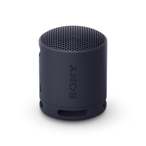 Sony SRS-XB100 - Speaker Wireless Bluetooth, portatile, leggero, compatto, da esterno, da viaggio, resistente IP67 impermeabile e antipolvere, batteria da 16 ore, cinturino versatile, chiamate in vivavoce - Nero