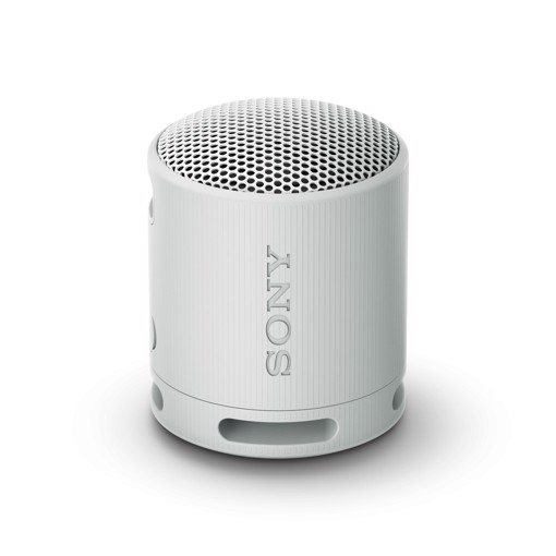 Sony SRS-XB100 - Speaker Wireless Bluetooth, portatile, leggero, compatto, da esterno, da viaggio, resistente IP67 impermeabile e antipolvere, batteria da 16 ore, cinturino versatile, chiamate in vivavoce - Grigio