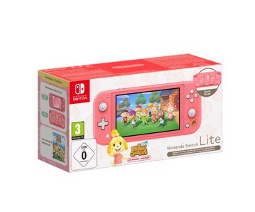 Consolle switch lite corallo ed. speciale animal crossing