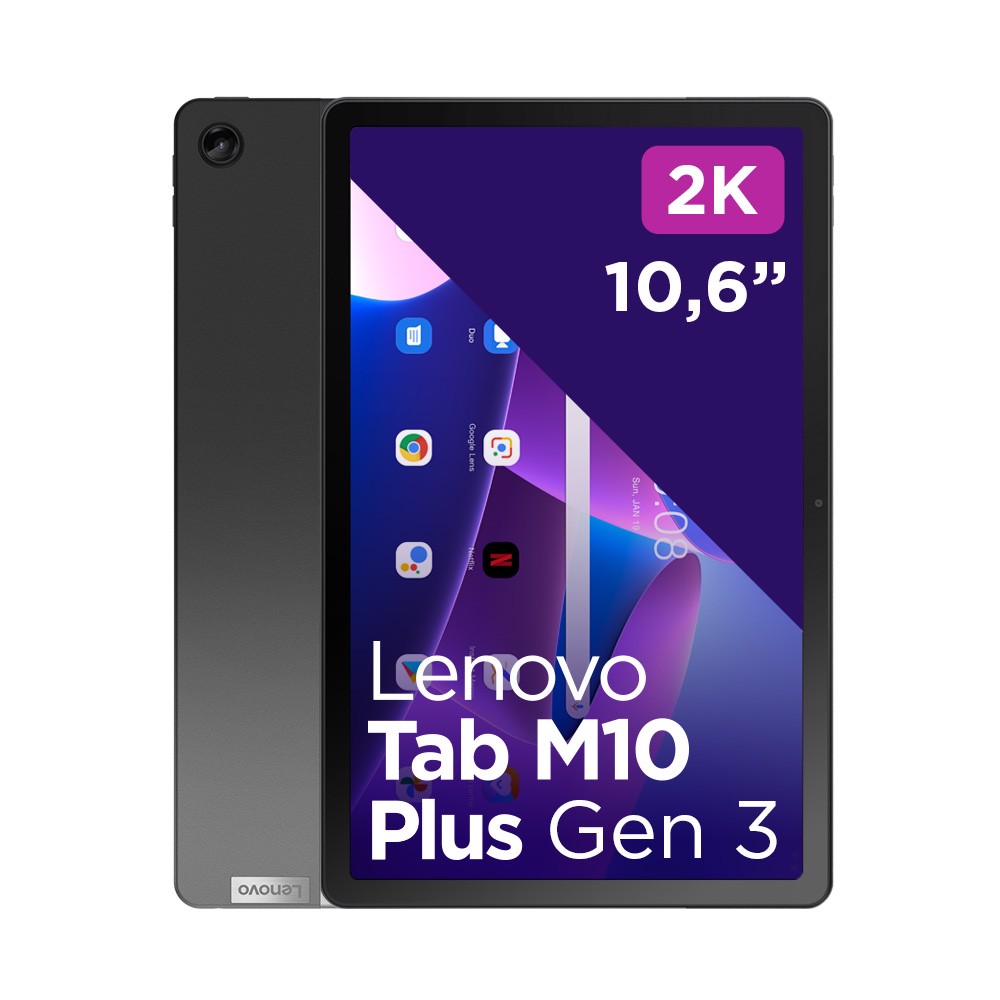 LENOVO Tab M10 Plus 128 GB 26,9 cm (10.6) Qualcomm Snapdragon 4 GB Wi-Fi 5  (802.11ac) Android 12 Grigio, Tablet in Offerta su Stay On
