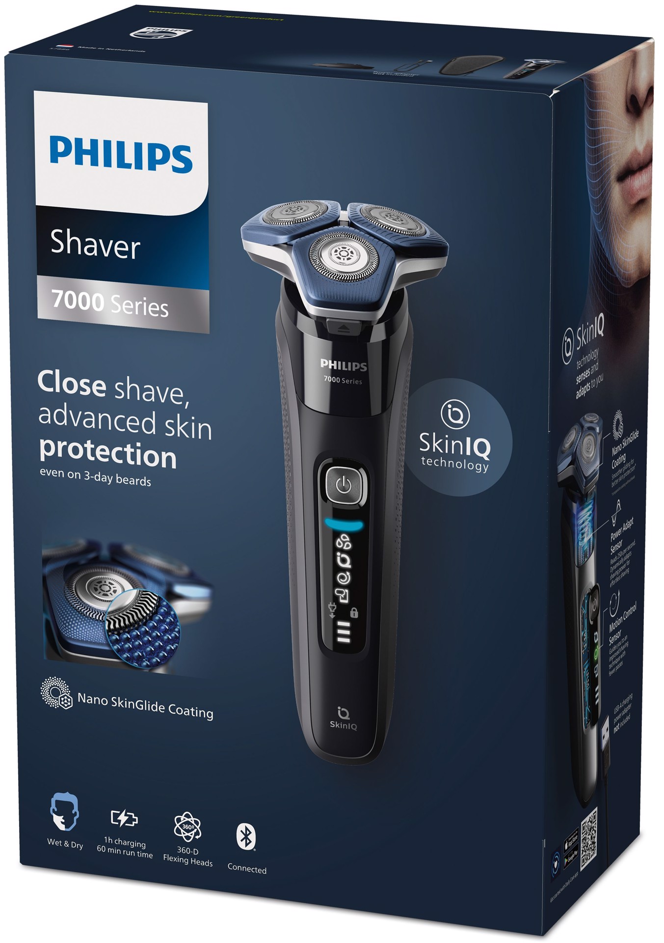 PHILIPS SHAVER Series 7000 S7886/35 Rasoio elettrico Wet & Dry, Rasoi in  Offerta su Stay On