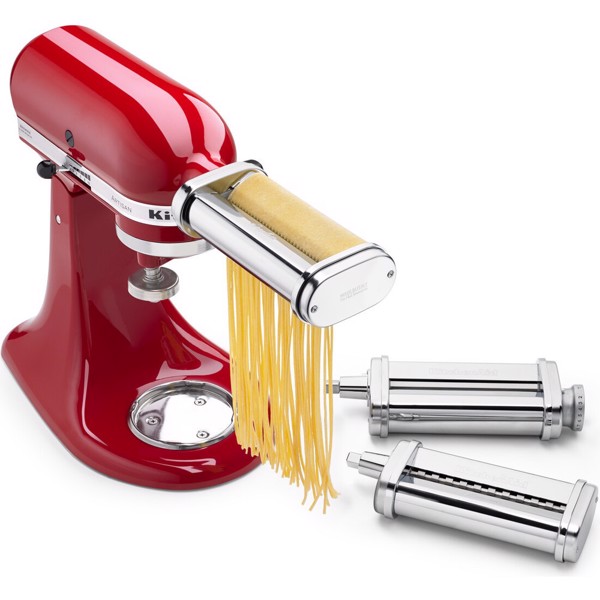 KitchenAid 5KSMPRA accessorio Sfogliatrice a 3 pezzi con set per tagliare la pasta