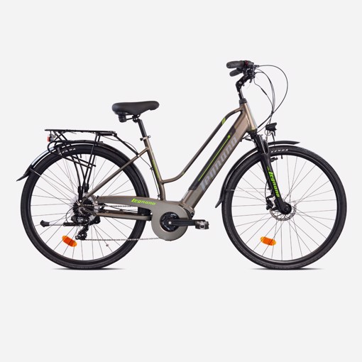 Legnano 22A22644 bicicletta elettrica Grigio Alluminio M 71,1 cm (28") 25 kg Litio