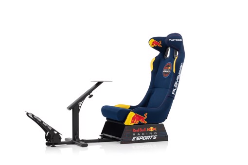 Playseat Evolution PRO Red Bull Racing Esports Sedia per gaming universale Sedia tappezzata Blu marino, Rosso, Bianco, Giallo