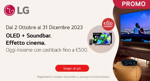 CASHBACK OLED TV E SOUNDBAR LG